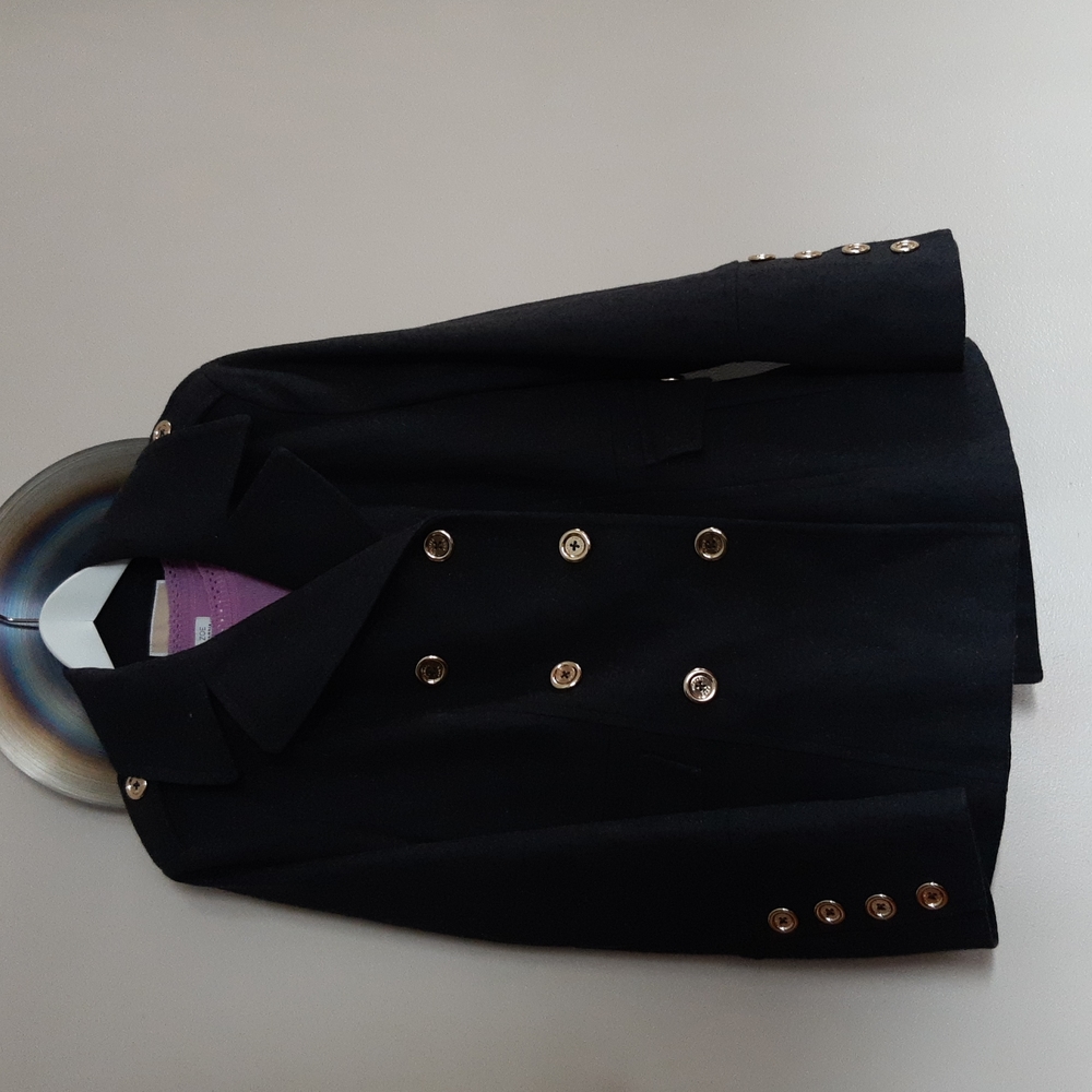 Michael Kors Military Inspired Double Breasted Pea Coat